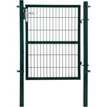 Gartentür Gartentor Zauntür 160 cm Hoftür Gartenpforte Gartenzaun grün
