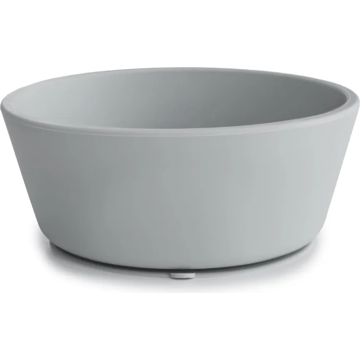 Mushie Silikon Schüssel mit Saugring stone