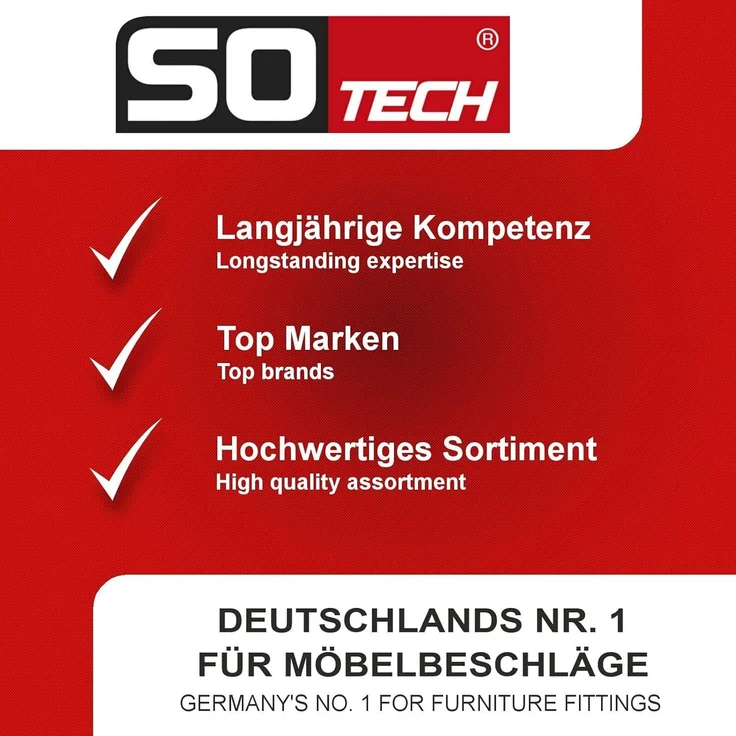 SO-TECH® Kleiderhaken Loxten 60 x 20 x 45 mm oder 142 x 20 x 45 mm Edelstahl, (5-St), verschiedene Farben Garderobenhaken Wandhaken bunt – Bild 6