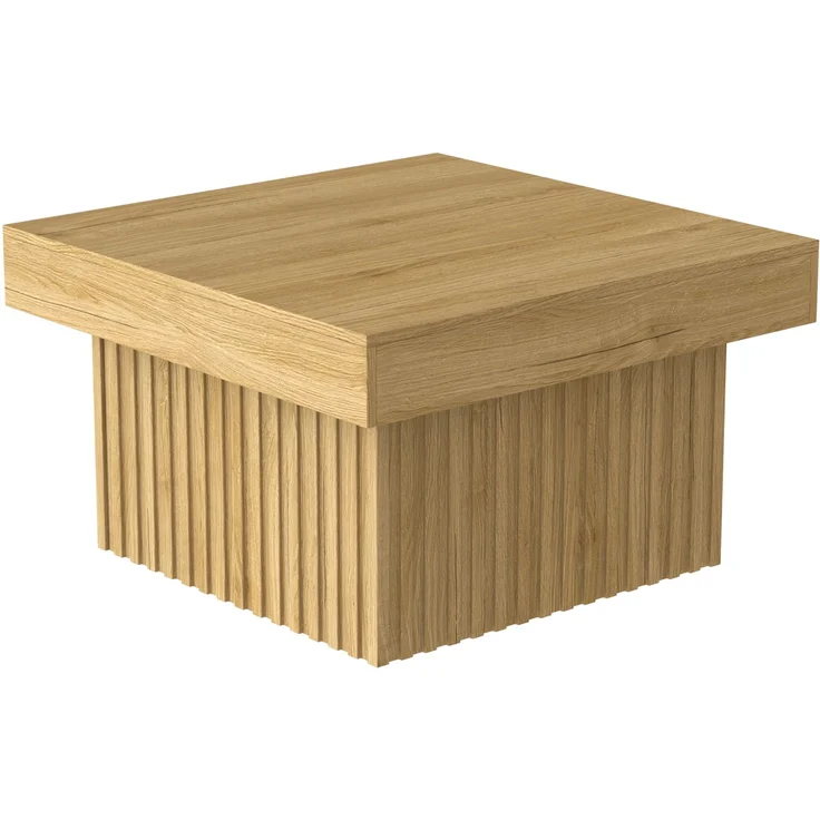 Merax Holz Couchtische Kaffee-Tisch, robust und vielseitig, ideal für Wohnzimmer, Esszimmer und Büro – 79x79x46 cm, Holzfarbe – Bild 9