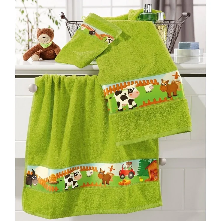 Erwin Müller Handtücher Frottier-Set 3-tlg, (3-St), Walk-Frottier Uni – Bild 3