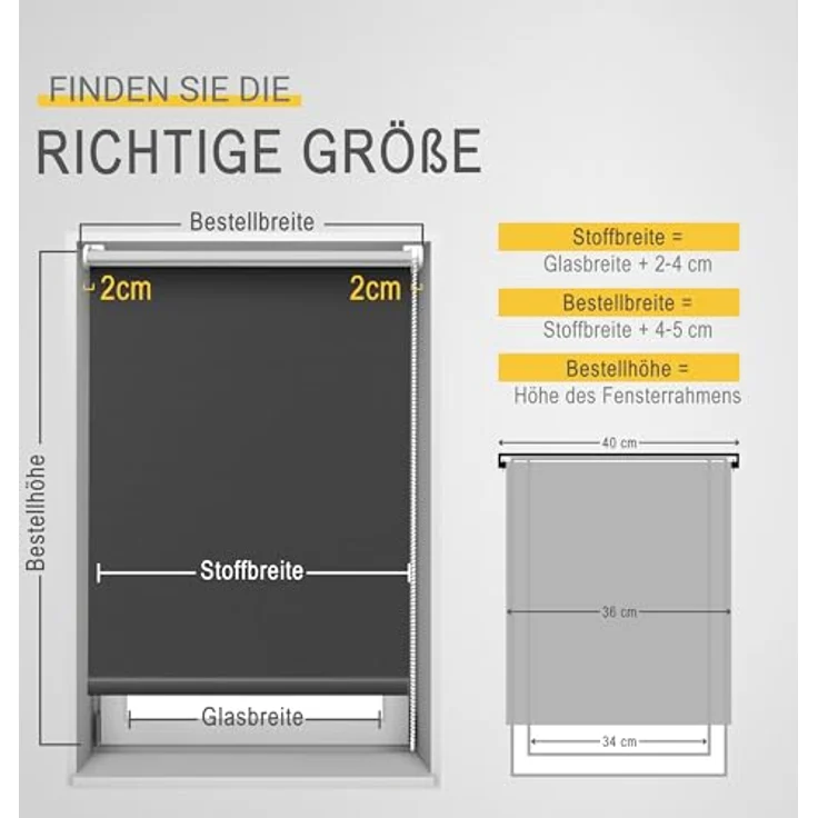 Sol Royal Thermorollo SolReflect T42 für Fenster & Türen Anthrazit, 160 x 110 x 3.1 cm – Bild 4
