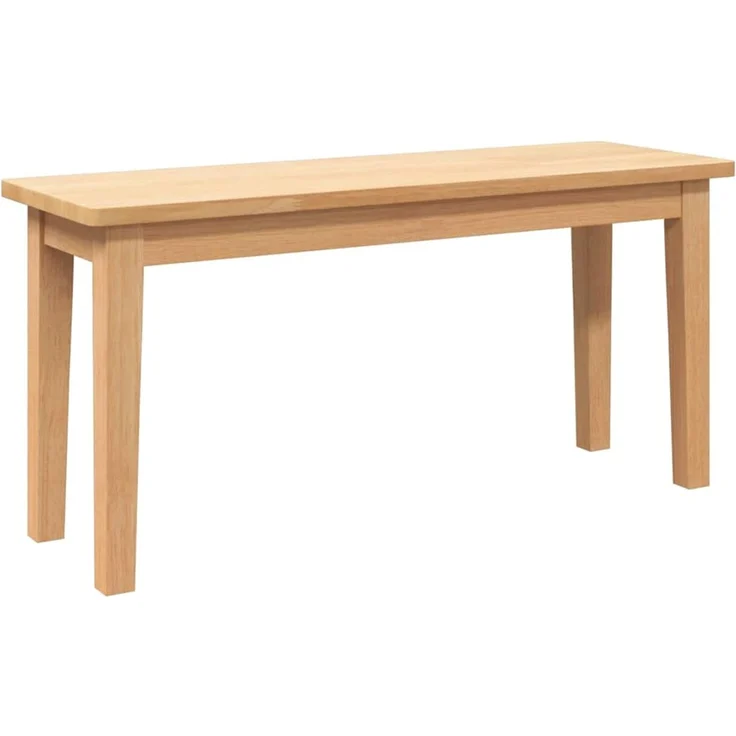 vidaXL Bank 90 cm Massivholz Gummibaum 4102595 – Bild 2