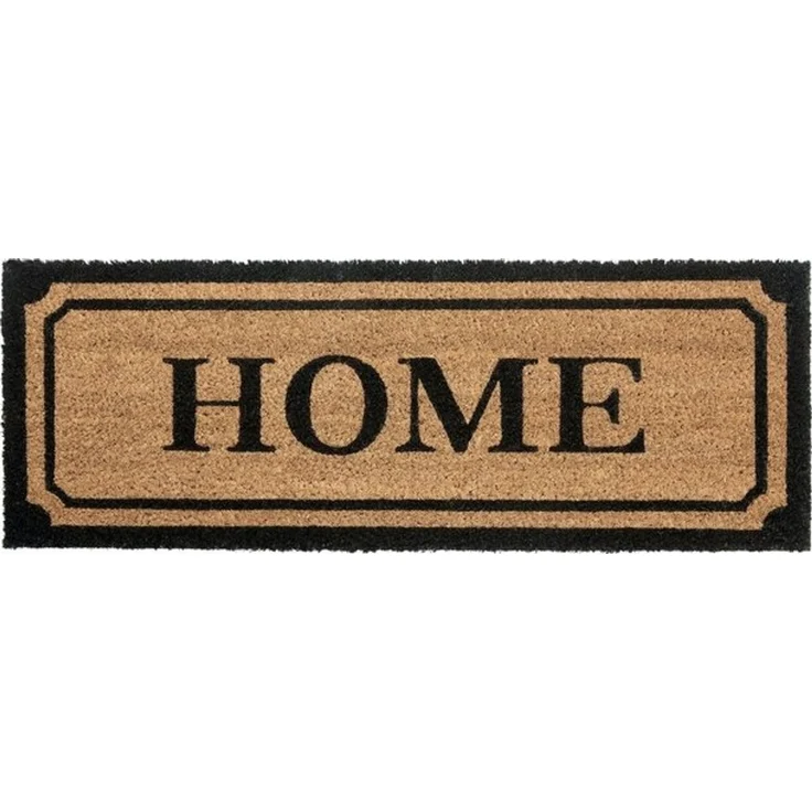 HANSE Home Fußmatte Mix Mats Kokos Wide Home Border, Türmatte, rechteckig, Höhe: 15 mm, Kokos, Schmutzfangmatte, Outdoor, Rutschfest, Innen, Kokosmatte, Flur – Bild 4