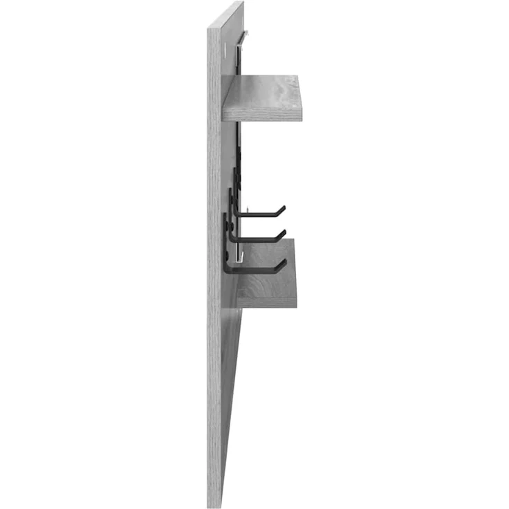 vidaXL Wandmontierter nachttisch Graues Sonoma 90 x 10 x 50 cm 874520 – Bild 6