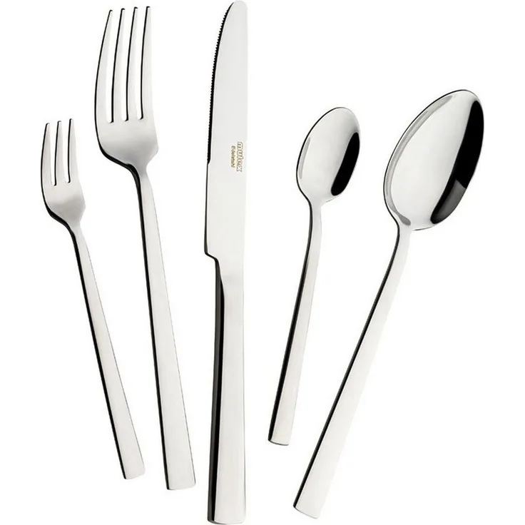 Mulex Besteck-Set Orlando (30-tlg), 6 Personen, Edelstahl 18/0, hochglanzpoliert