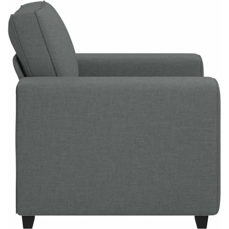 vidaXL Sessel Dunkelgrau 100x77x82 cm Stoff 4105147 – Bild 4
