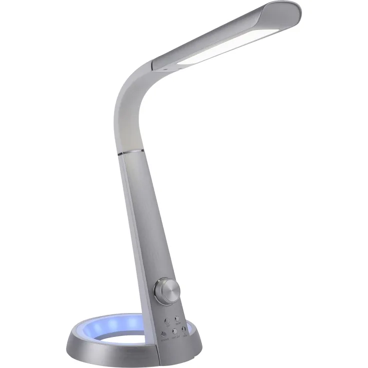 PAUL NEUHAUS LED-Tischleuchte aluminiumfarbig, 7,3 W, 780 lm, CCT, RGB