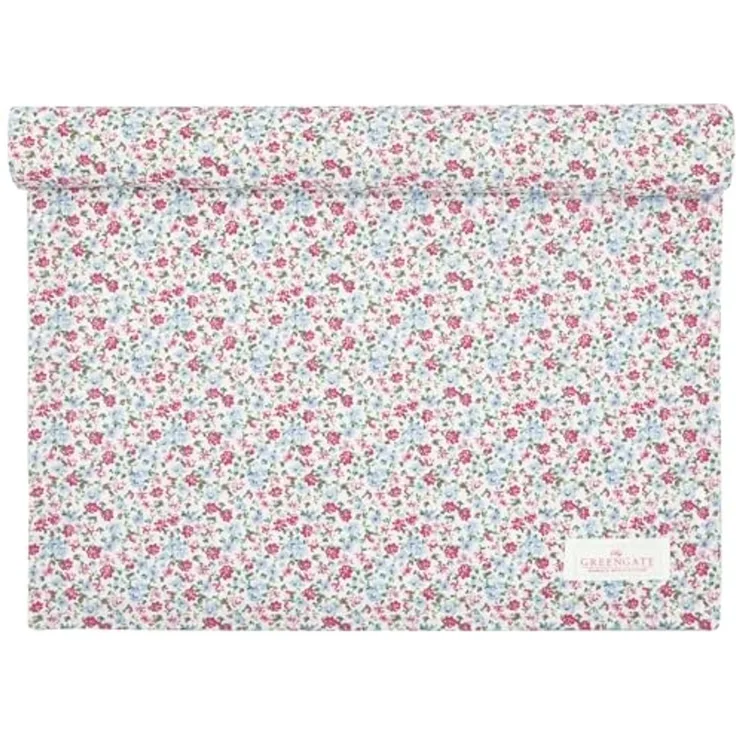 Greengate Tischläufer Louisa Tischläufer white 140x45cm