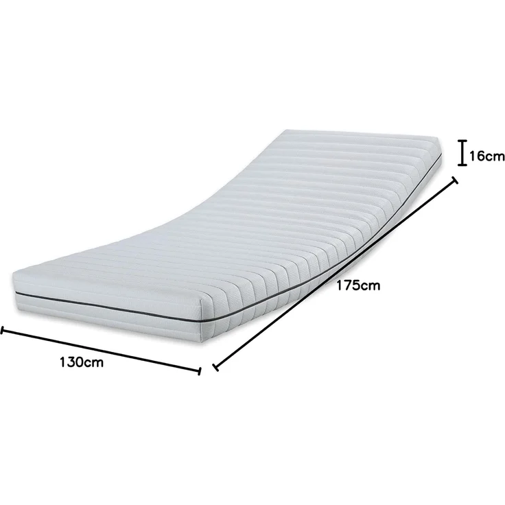 Betten-ABC KSP-Spezial Die Sondermaß-Matratze mit 7 Zonen, ideal für Wohnwagen und Wohnmobile, Größe: 130x175, Härtegrad: H3 – Bild 2