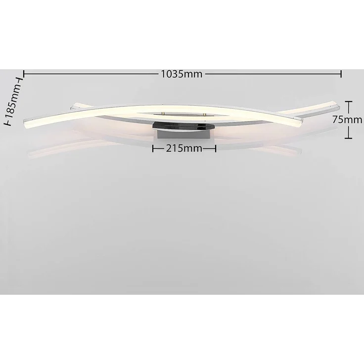 Lindby Deckenleuchten Elarit, Enthalten, LED 30 W gesamt, warmweiß – Bild 4