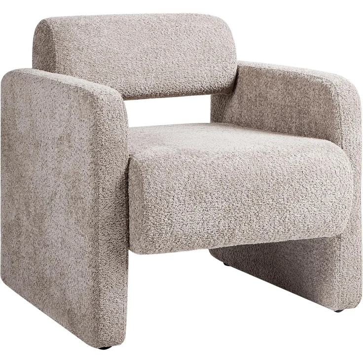 Sessel HALLSBERG Bouclé Taupe – Bild 4