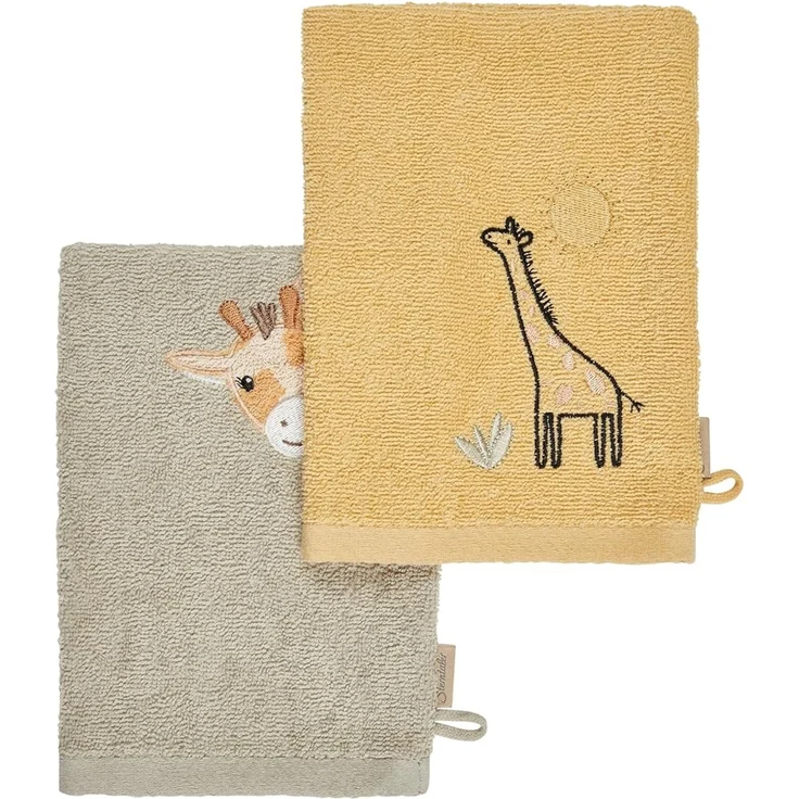 Sterntaler Waschlappen – Kaya Giraffe – 2er-Set Ge – Bild 1