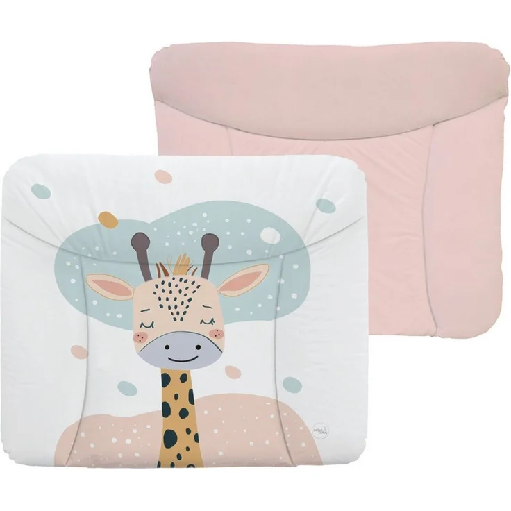 Ceba Baby® weiche Wickelauflage 75x72 cm - Baby Wickelunterlage- Wickeltischauflage für Junge und Mädchen - Wasserdicht, abwaschbar - OEKO-TEX® Standard 100 - Made in EU -Träumende Giraffe – Bild 2