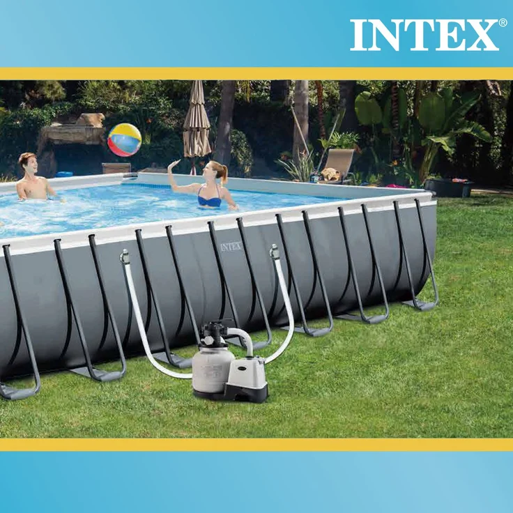 INTEX Ultra XTR Frame Pool 732x366x132 + Salzwasser 26368 – Bild 5