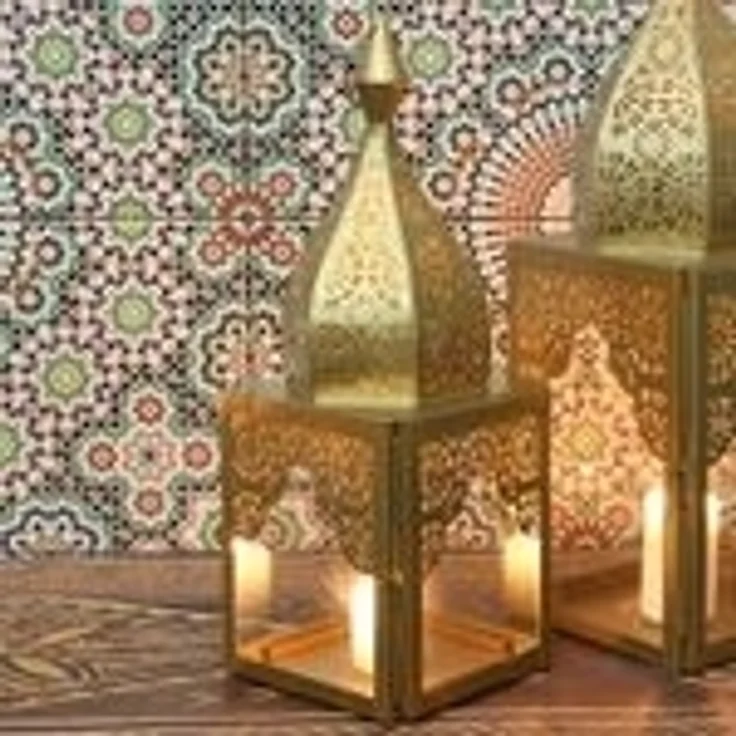 Orientalisches Windlicht Modena Gold M – Bild 6