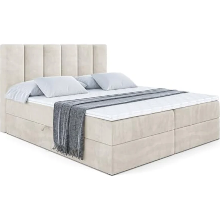 ALTDECOR Boxbett BOXI1 (Multipocket-Matratze H4, H3 Matratze Bonellfederung, Topper, Kopfteil) – Bild 4