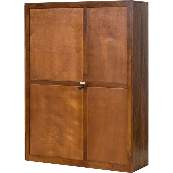 Highboard Sheesham 109 x 40 x 145 walnuss gewachst TORONTO LUX #209 – Bild 8