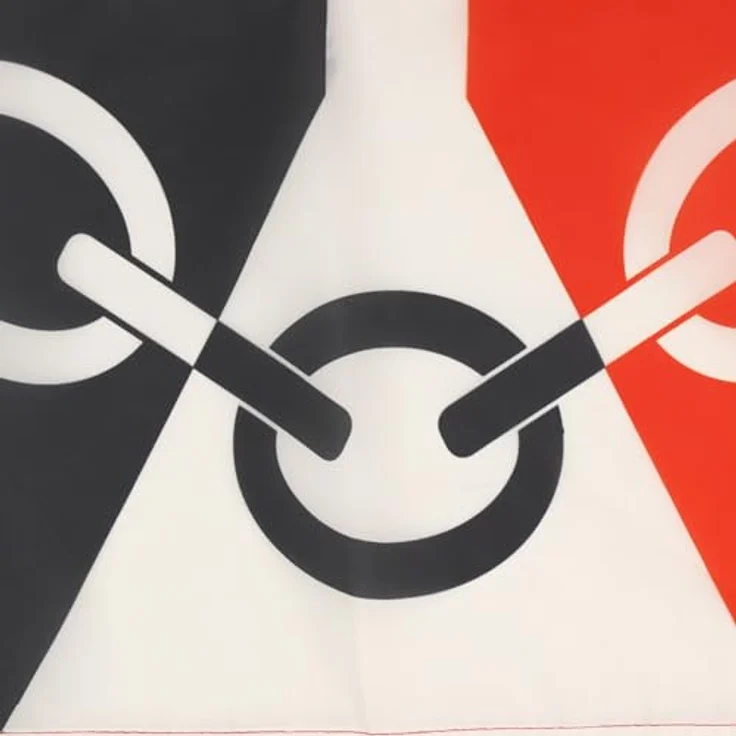 AZ FLAG - Flagge Black Country - 45x30 cm Mit Kordel - Schwarzes Land Fahne 30 x 45 Cm - Flaggen – Bild 3