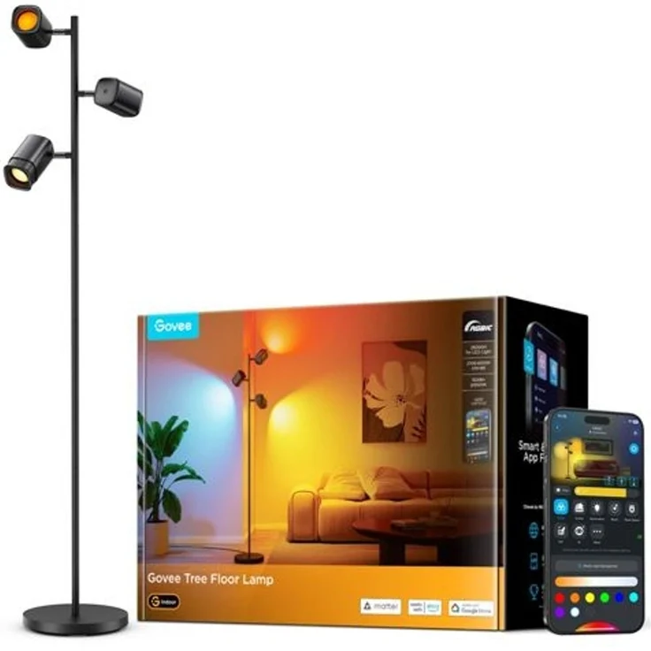 Govee Tree Floor Lamp RGBWW EEK G