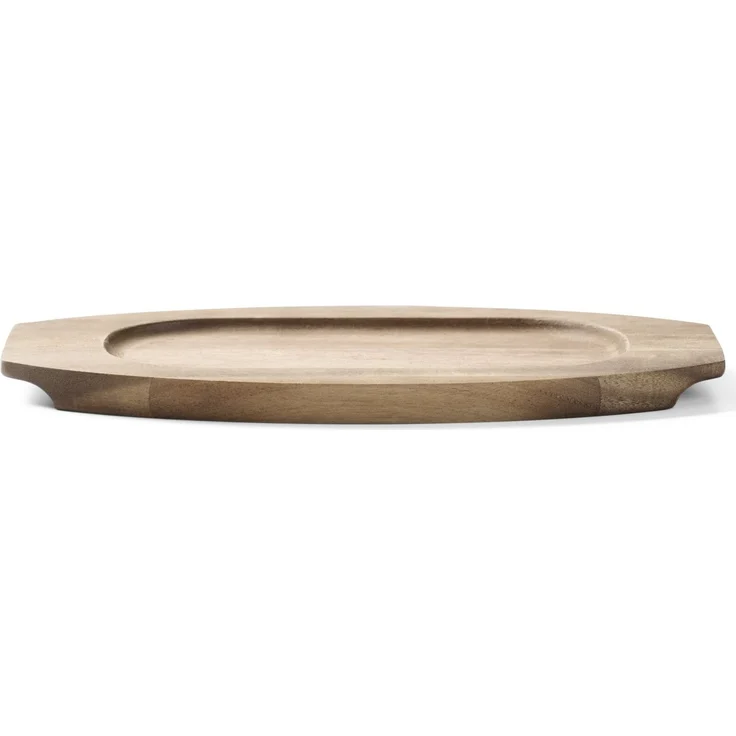 Homeware Grillpfanne mit Brett, Gusseisen schwarz, 10 x 3.5 x 31.6 cm, backofengeeignet bis 230 °C – Bild 4