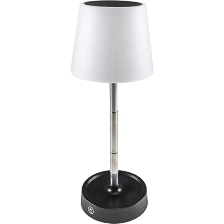 LED Akku Tischleuchte 29cm, dimmbar 115-290mm ausziehbar, Warmweiß