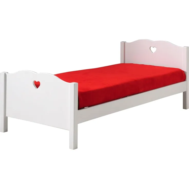 Vipack 'Amori' Einzelbett weiß