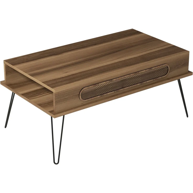 Skye Decor 'Ekol - Walnut' Couchtisch, Walnuss, 105 x 45,8 x 56 cm – Bild 3