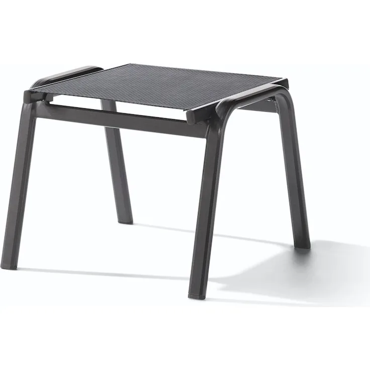 Sieger Cadiz Hocker stapelbar, Aluminium Eisengrau 57 x 44 x 56 cm