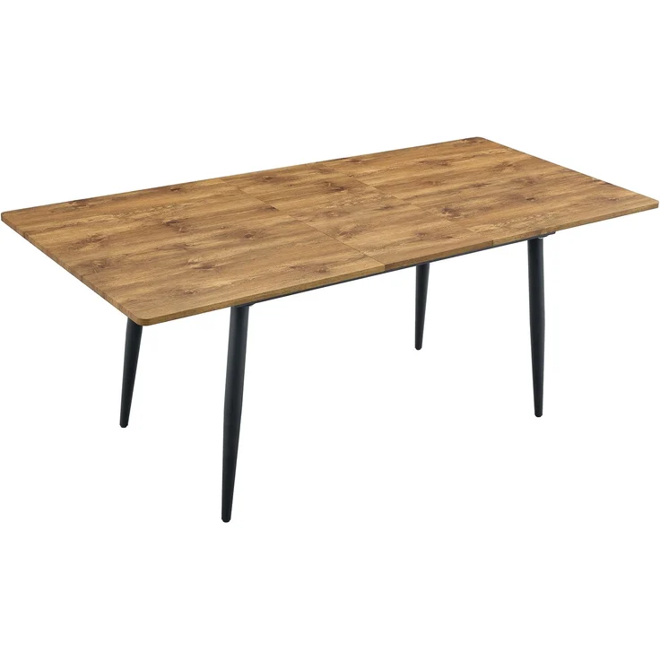 EINHOM Rechteckiger Esstisch 190.5 cm/150 cm, Holzoptik, Metallbeine, Küchentisch für 6–8 Personen, Modern Industrial, 150 × 80 × 76.2 cm – Bild 3