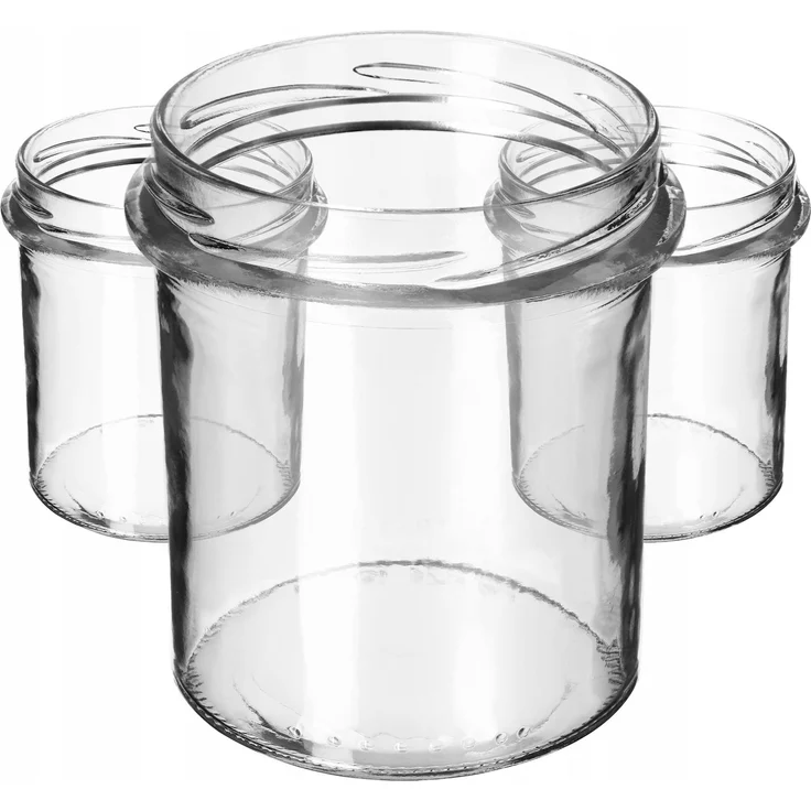 KADAX 10 x Einmachgläser 350 ml, Glas für Konserven, Marmelade, Honig, Pasteten und Fleisch – Bild 7