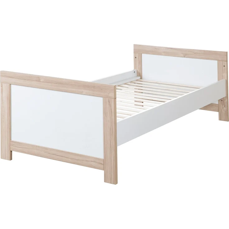 roba Kombi-Kinderbett 'Malo' 70 x 140 cm - 3-fach höhenverstellbar - 3 Schlupfsprossen - Weiß – Bild 9