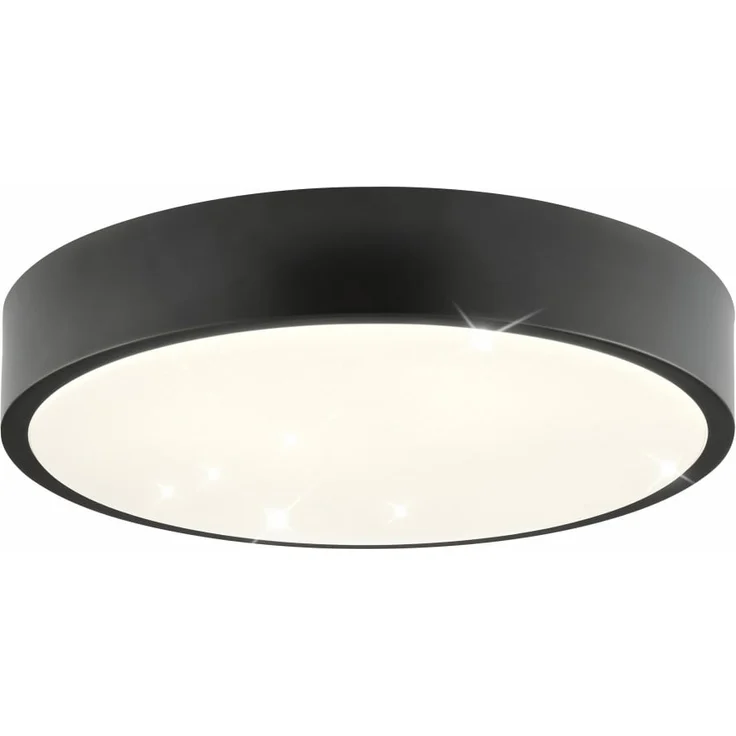 Brilliant LED Deckenleuchte Slimline Starry Ø 29 x 6,5 neutralweiß schwarz-weiß – Bild 1