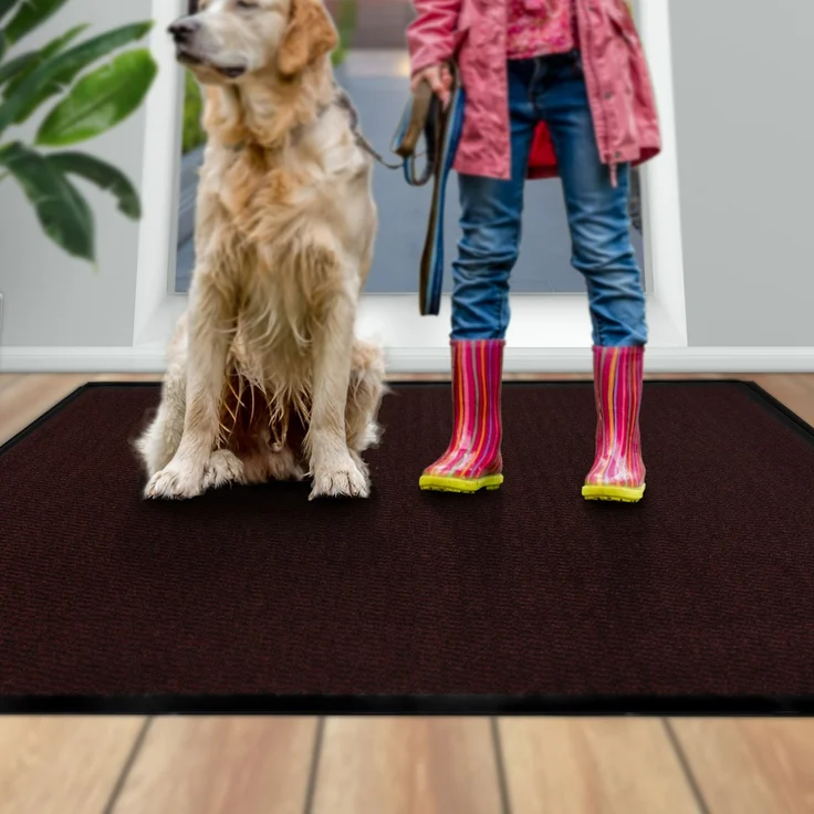 Furni24 Fußmatte - Rot-Schwarz, 90 x 150 cm – Bild 10