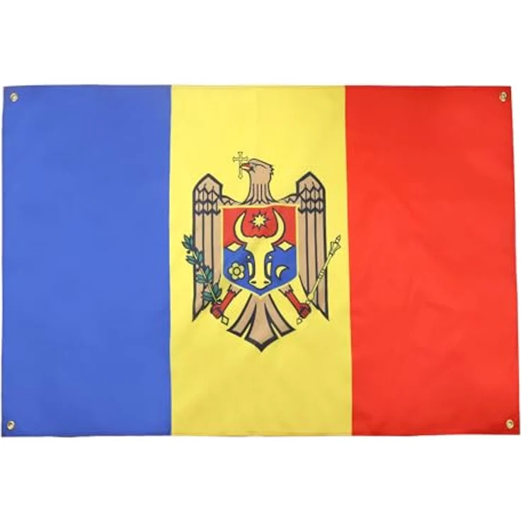 AZ FLAG Moldawien-Flagge, 150 x 90 cm, mit 4 Ösen, Moldawischer Pavillon, für Balkon oder Wand – Bild 1