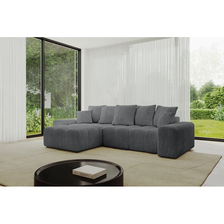 ALTDECOR Ecksofa ENIL-L, Couch mit Schlaffunktion, Wohnzimmer - Wohnlandschaft, Corner Sofa Bett Eckcouch Couch L-Form Schlafcouch Ausziehbar – Bild 2