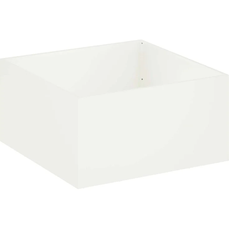 vidaXL Garten-Pflanzgefäß Weiß 80 x 80 x 40 cm Kaltgewalzter Stahl 8005108 – Bild 2