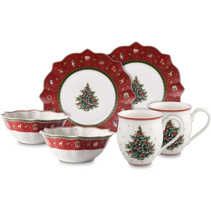 Villeroy & Boch Toy's Delight Frühstücks-Set "Breakfast for 2" 6-teilig Rot – Bild 3