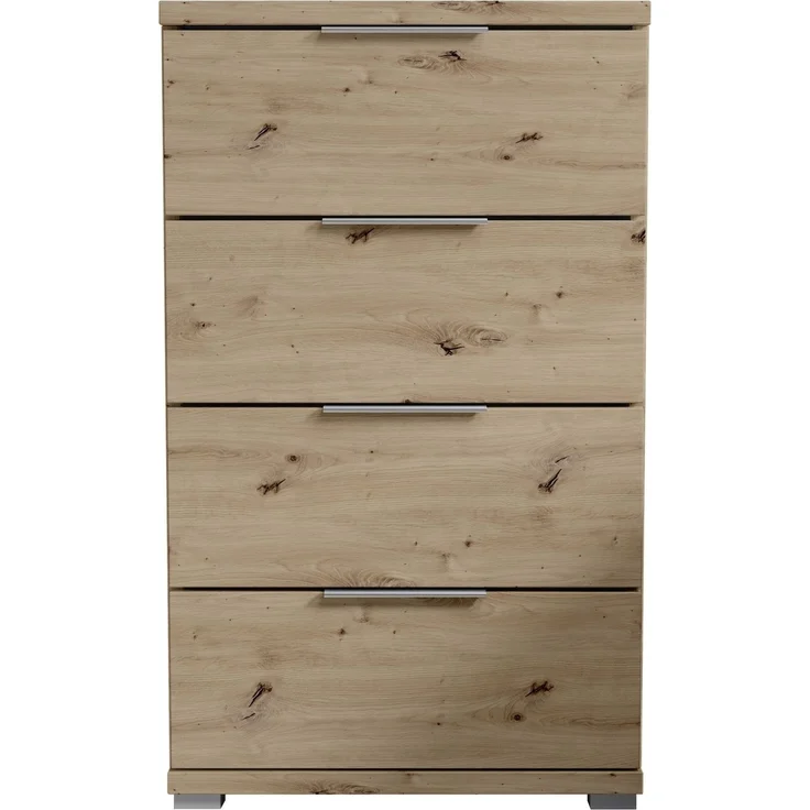 Nachtkommode >Smilla< in Artisan Eiche, Melamin - 46x79x42cm (BxHxT) – Bild 5