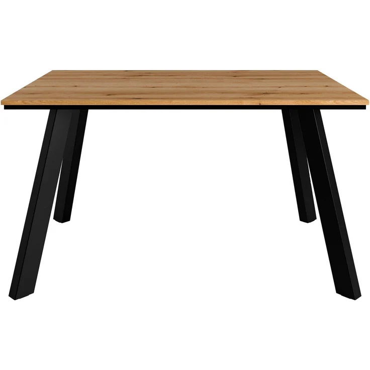 OTTO home Esstisch Genf, extra viel Beinfreiheit, natürliches Eichedekor, pflegeleichter Küchentisch, Breite 140 cm, Evoke Eichenachbildung – Bild 5