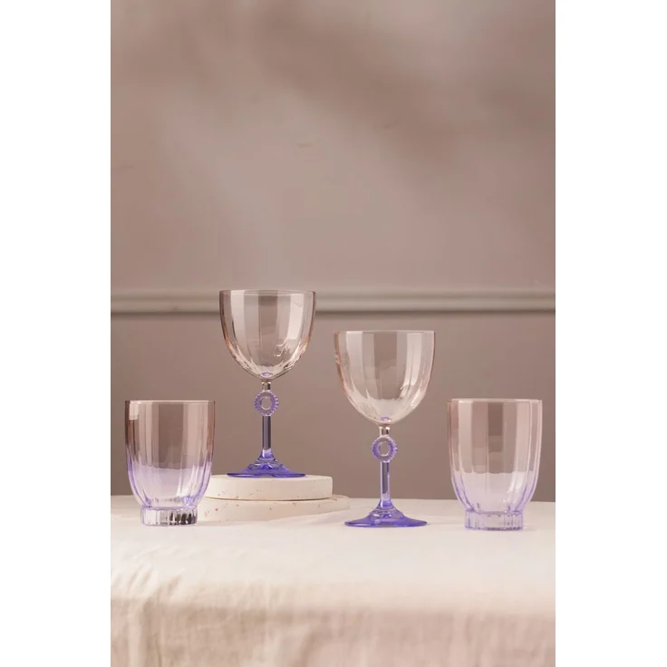 Hermia Concept 'Elite 320 - Purple' Gläser-Set (4-teilig), Lila, 7,9 x 7,9 x 11 cm, 320 ml – Bild 3