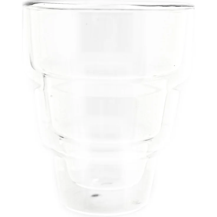 Mulex Gläser-Set Dopplewandglas Hitzebeständig für Säfte, Tee, Kaffee - 250 ml 2 Teilig – Bild 3