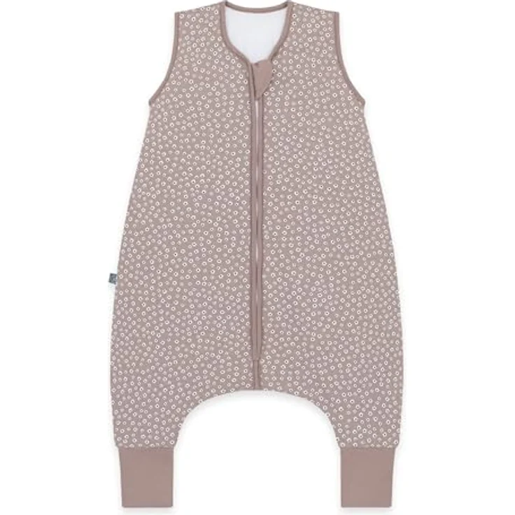 emma & noah Baby Schlafsack mit Füßen 2.5 TOG, Strampelsack für den Herbst und Winter, Bio-Baumwolle, OEKO-TEX Zertifiziert, Kuscheliger Schlafsack für Neugeborere (Blume Berry, 80 cm) – Bild 2