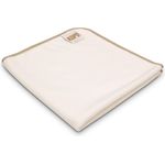 KDPD® - Das Original | beige 60x60 cm | wasserdichte Wickelunterlage aus weichem Polarfleece | saugstarke und waschbare Kinderdecke