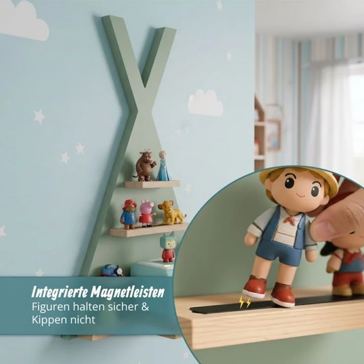 Relaxdays Toniebox Regal Zelt – Bild 3
