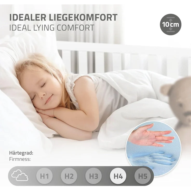 ML-DESIGN Spielbett Hausbett Kinderbett inkl. 2 Schubladen, Lattenrost und Rausfallschutz, Abenteuerbett 70x140cm mit Matratze Himmelbett Kiefer Jugendbett Weiß – Bild 7
