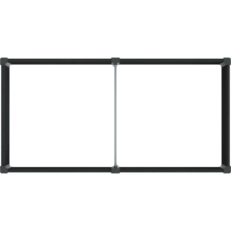 vidaXL Hochbeet Schwarz 200 x 100 x 54 cm 42038986 – Bild 5