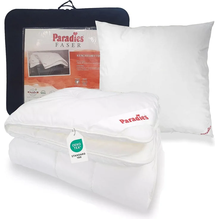 Paradies Winterdecke Bettenset Halia extra warm + Kissen Softy 135x200 – Bild 1