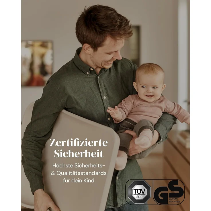 Leander Wickelunterlage Matty Mocca Braun – Bild 4