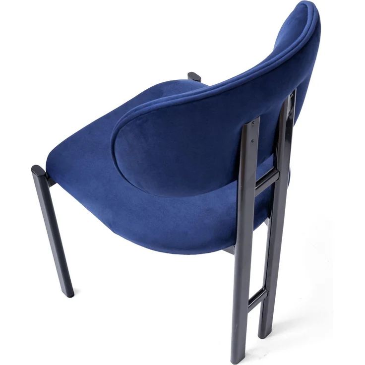 Skye Decor 'Muriz - 4967' Stuhlset (2-teilig), Marineblau / Schwarz, 43 x 83 x 47,5 cm – Bild 5